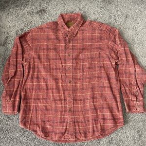 St Johns Bay Plaid Flannel Shirt Size Extra Large